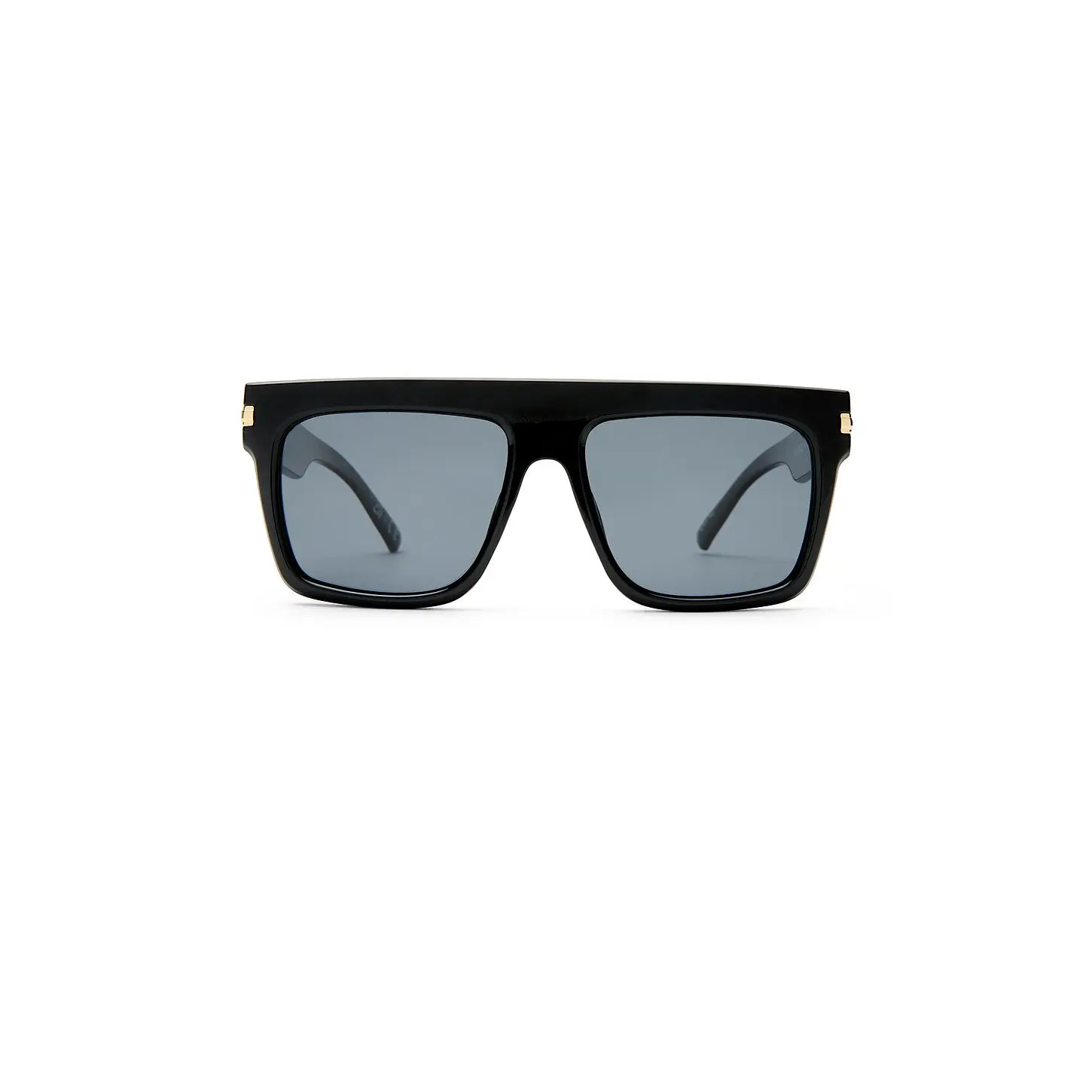 Le Specs Offside Sunglasses in Black & Smoke Mono Polarized