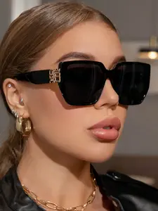 Trendy Classic Women's Sunglasses, Fashionable Sunglasses, Perfect for Street Style, Beach Vacations, Outdoor Leisure, Driving, and More