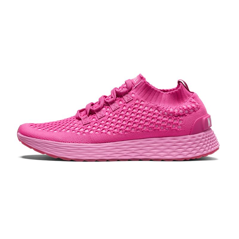 NOBULL Women's Allday Knit Shoe in Fuchsia - Everyday Walking Sneaker, Comfortable Slip-On Shoe, Casual Trainer