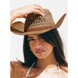 Peace Of Mind Straw Cowboy Hat Tan
