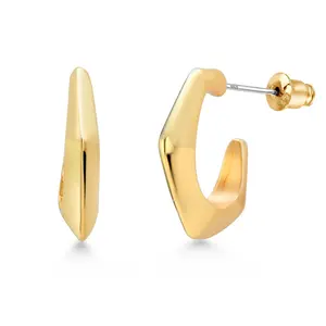 18k Gold Plated Hoop Earrings, Gold Plated Hoop Earrings, Vintage Hoop Earrings, Mini Hoop Earrings, Gold Hoop Earrings, Boho Hoop Earrings