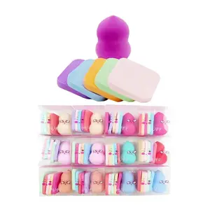 Makeup Beauty Blender And Puff - 6 Pcs Set