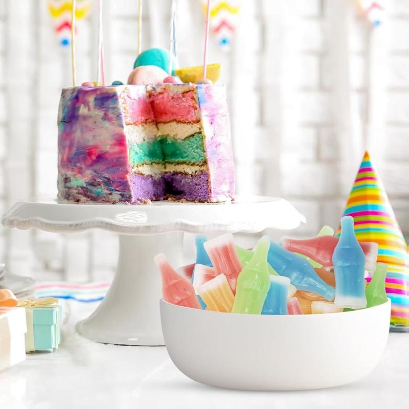 Wax Bottle Candy, 8 OZ Bag (½ LB), Retro Nostalgic Candies with Fruity Liquid Center, TikTok Trend Snack, Assorted Colors and Flavors, Heat Sealed for Freshness, Perfect for Parties and Gifts