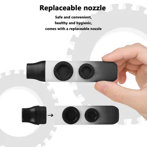 High-End Colorful Kaizu Flute Dual Reed Abs, Adjustable High-Low Notes, Includes Mouthpiece, Reeds, Strap, Single Pack