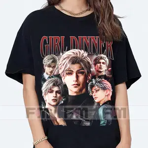 Retro 90's Girl Dinner Sylus Shirt, Sylus Love and Deepspace Fan Tee Graphic T-Shirt, Gift For Women and Man Unisex T-Shirt
