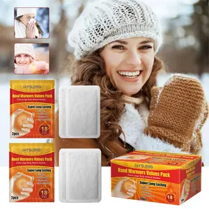 20 pcs Hand Warmers - 18H Long Heat!Odorless Air Activated Pads for Hands, Toes & Body - Stay Cozy All Day