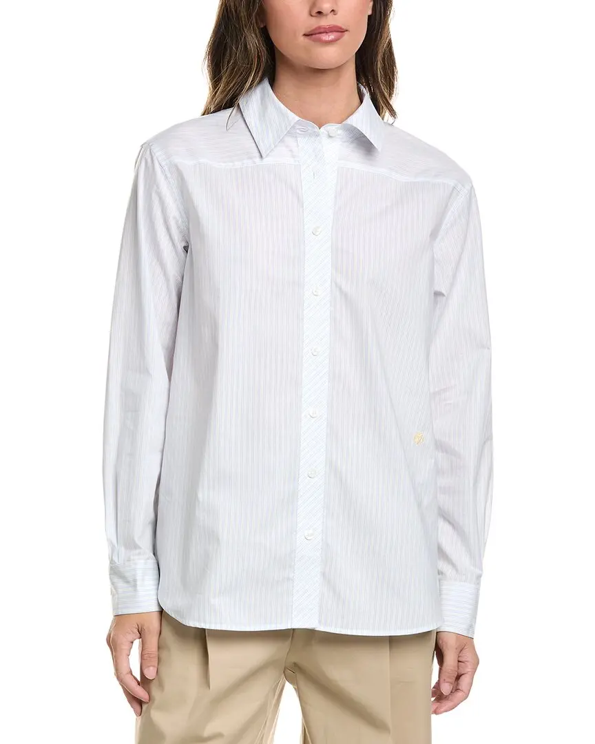 Brooks Brothers Oversized Poplin Blouse
