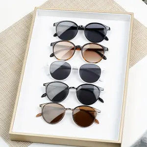 5pcs of Stylish Women'S Decorative Glasses with 3 Pairs Small Round Frames + 2 Metal One-Piece Frame Fashion Glasses.