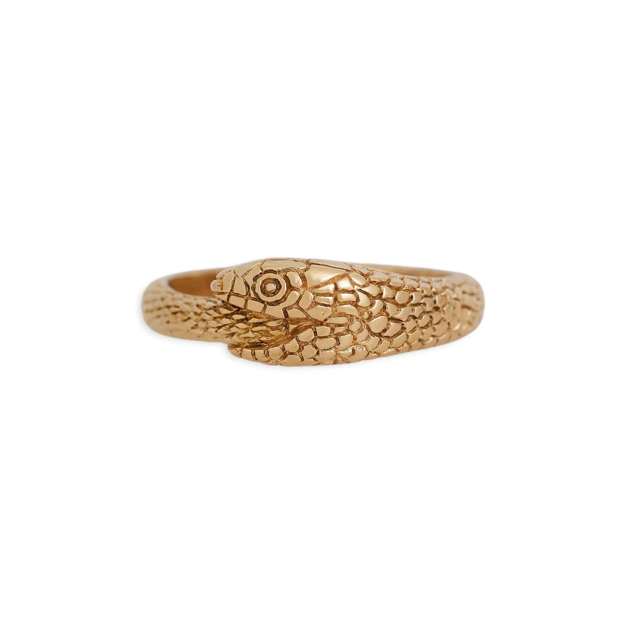 Bold Ouroboros Snake Ring