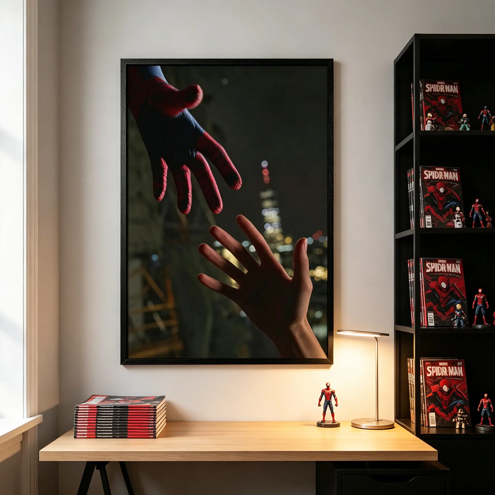 spidey Poster,cinematic hero‑themed decor,fall decor 2026，apartment decor，wall decor，bedroom decor，home wall art，aesthetic poster，art print，wall hanging，room decor，modern wall decor