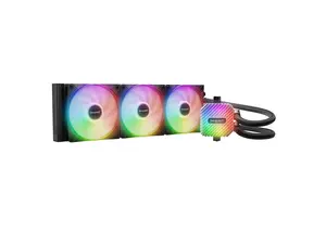 be quiet! Light Loop 360mm Black CPU liquid cooler for heavily overclocked systems, 3x Light Wings LX 120mm PWM high-speed ARGB fan, Stylish ARGB cooling block, extreme high cooling performance BW022