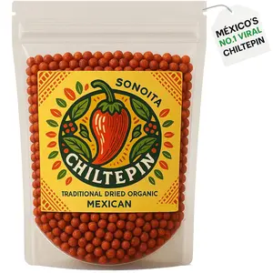 Dried Chiltepin Peppers (Chile Tepin) 1oz Bag  Wild Smoky Heat Chili Spice for Seafood, Sauces, Stews, Salsa & Meats  Natural Hot Pepper