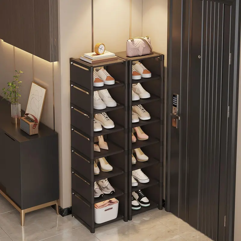 Multi-layer Shoe Rack, Large Capacity Shoe Storage Rack, Shoe Storage Organiser, Home Organizer for Entryway, Living Room, Bedroom, Shoe Tower Storage, Home Supplies, Shoe Organizers