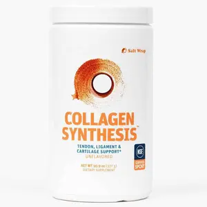 SaltWrap Collagen Synthesis - Collagen Peptides for Tendon, Ligament, & Cartilage Support - Unflavored Powder 30 servings