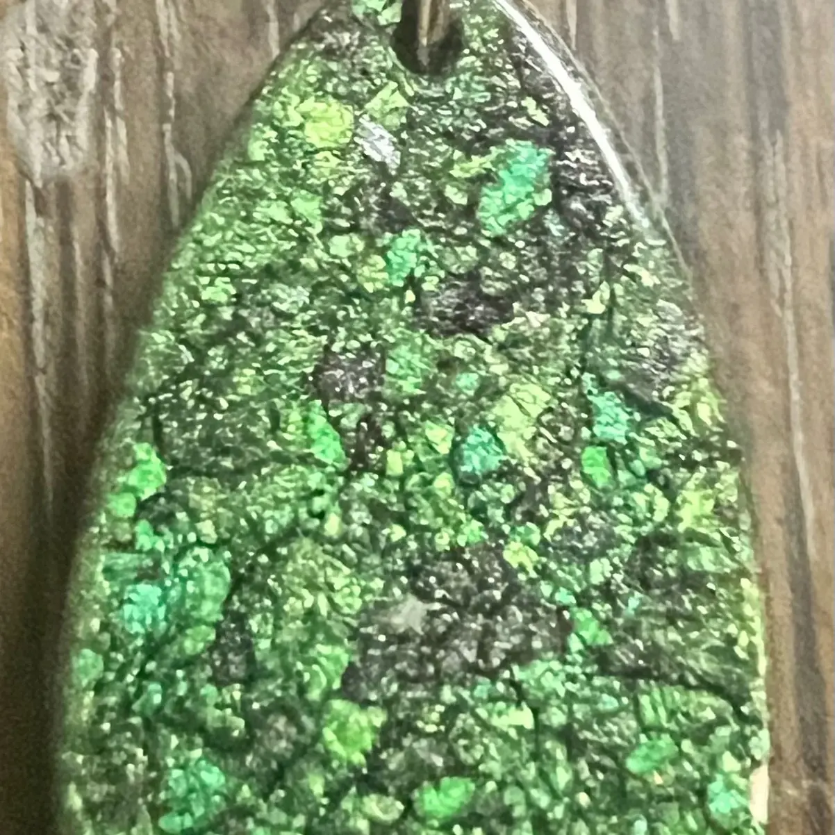 Hand made resin pendant