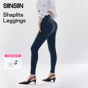 SIINSIIN Shaplite Leggings - 7/8、Full & Thick High-Waisted Shaping Leggings for Cycling , Running,& Fitness Gym Bottoms