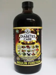 Organic Diabetes Care Herbal Supplement - Liquid Formula Supports Insulin Function & Overall Wellness 100% Natural Non-GMO Blood Sugar & Circulation Support Supplement Dietary Healthcare