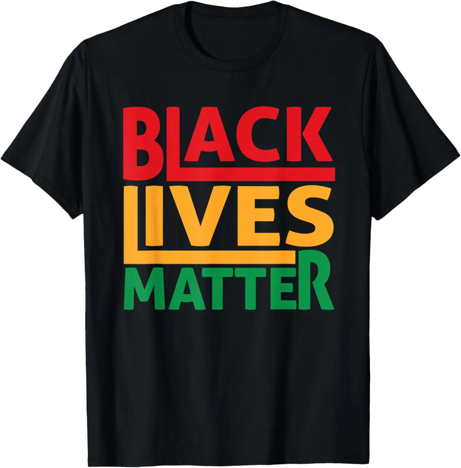 100% Cotton Black Lives Matter BLM Human Rights Black History Month T-Shirt