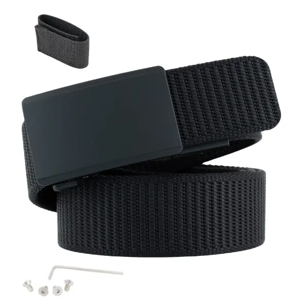 2nd Amen Force EDC Belt 1.5" Ballistic Grade 1100 Denier Nylon Adjustable Ratchet Belt with Durable Design for Everyday Carry