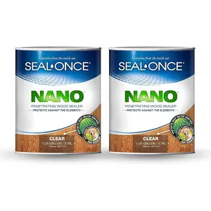 Sellador impermeabilizante Penetrating Wood Sealer - 2 Gallon Waterproof Sealant - Long Lasting Adhesive High Temperature Resistant Self Adhesive Heavy Duty