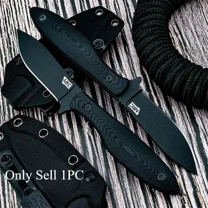 Hot Sale High-Quality Fixed Blade Knife with Sheath, Tactical Knives, 8cr13mov Steel Blade and G10 Handle, Outdoor Camping Hiking Practical Wear-Resistant Tool, Survival Gear, Survival Tools, Survival Equipment
