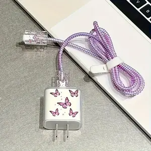 Charger Protection Case, Charger and Data Cable Protector, iPhone Phone Accessories, Ca Prop 65 Compliant, No Prop 65 Warning