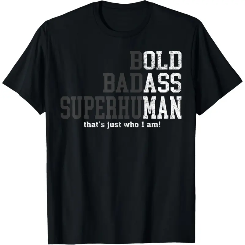Men's Round Neck Loose Cotton Tshirt - Sports Shirt, High-Quality Fabric, Funny Shirts, Classic Unisex Cut, Premium Drape, Easy Movement, Crisp Photorealistic Transfer, Gifts for Dad, Casual Menswear Top