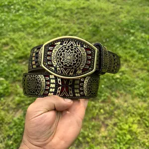 Western Belt Cinto Sol Azteca