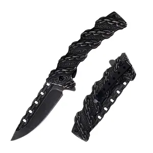 EDC Camping Knife, Camping Folding Knife Hunting Survival Fishing Tactical Outdoor Pocket Knives - Stainless Steel - For Outdoor Enthusiasts & Survivalists -Gift For Adventurers & Hikers