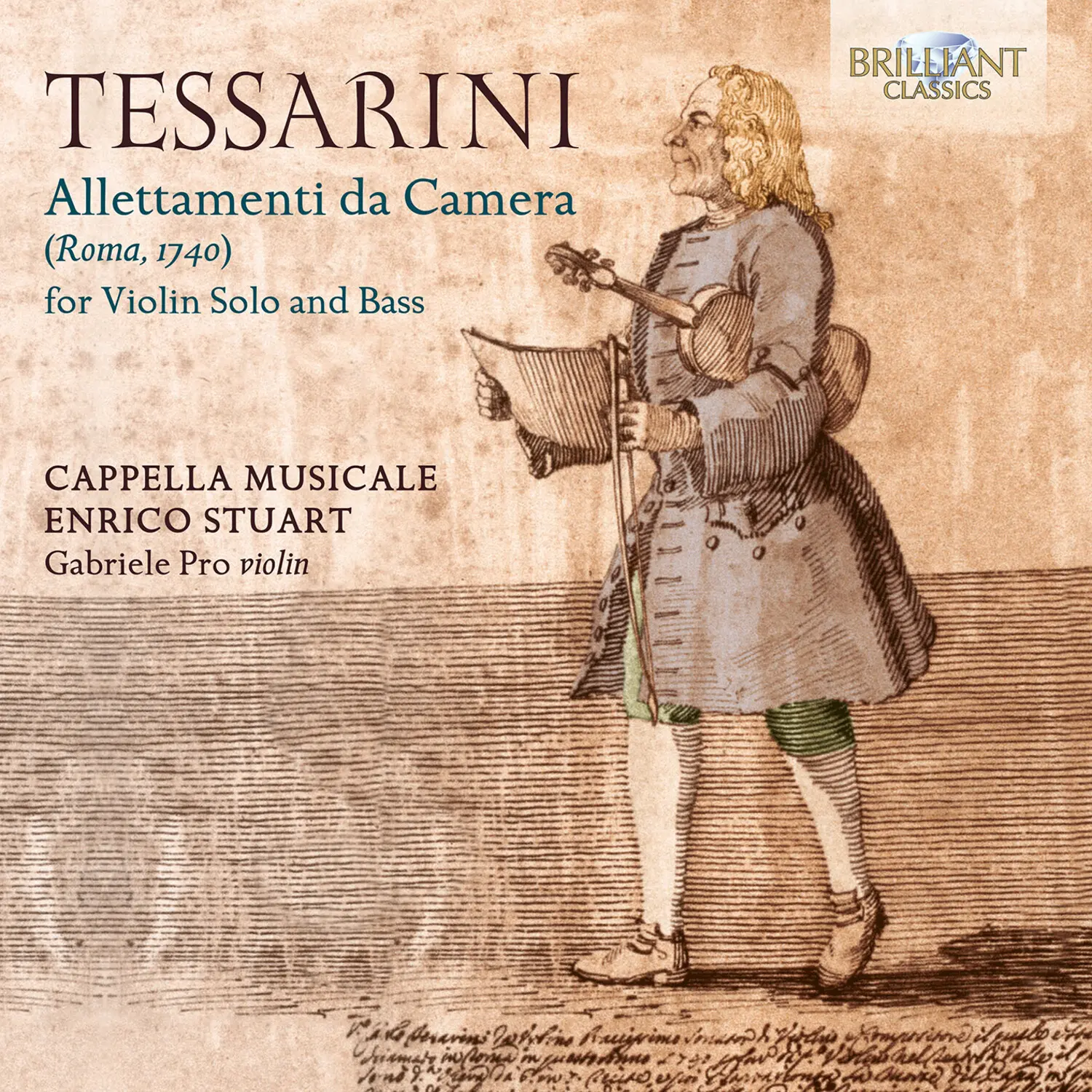 Cappella Musicale Enrico Stuart - Tessarini: Allettamenti da Camera for Violin Solo & Bass  [COMPACT DISC - CD]