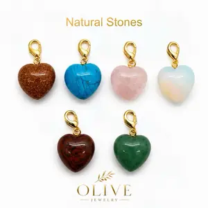 Olive Jewelry Victoria Pendant Collection - beautiful stones pendants for daily use non tarnish material