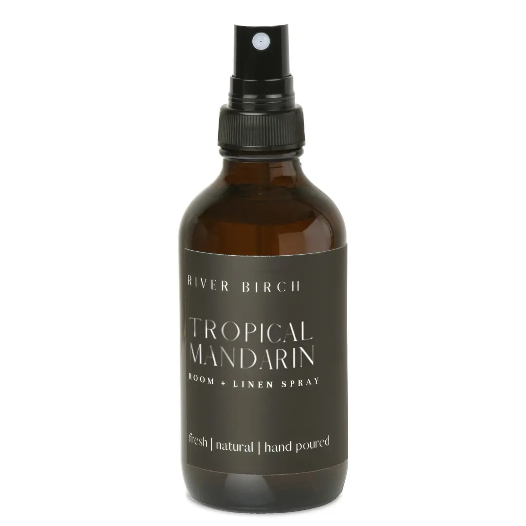 Tropical Mandarin - 4 oz Amber Glass Room + Linen Spray
