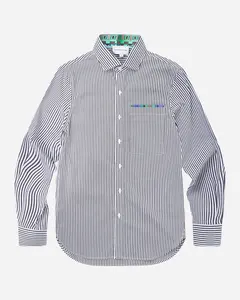 N4E Charcoal Stripe Dress Shirt