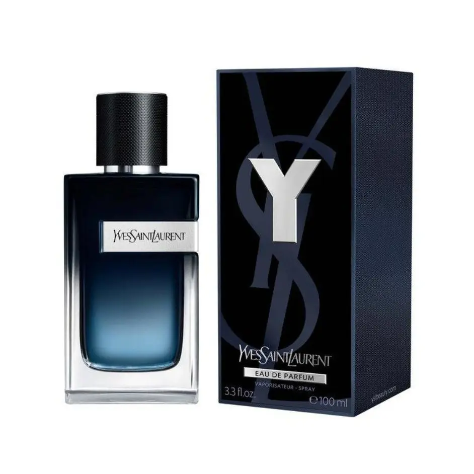 Yves Saint Laurent Y Eau de Parfum Refillable Spray for Men 3.3 oz | Fresh Woody Aromatic Cologne with Bergamot, Sage & Cedarwood | Long-Lasting Designer Fragrance