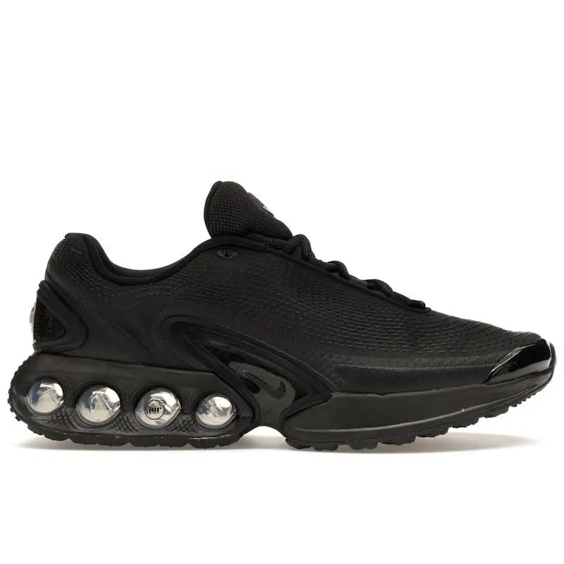 Nike Air Max Dn Black Metallic Grey Shoes | Men's Lifestyle Sneakers | Modern Air Max Footwear with Dynamic Air Cushioning, Sleek Black and Grey Colorway, Breathable Upper, Responsive Comfort, Durable Rubber Outsole, and Futuristic Streetwear-Inspired