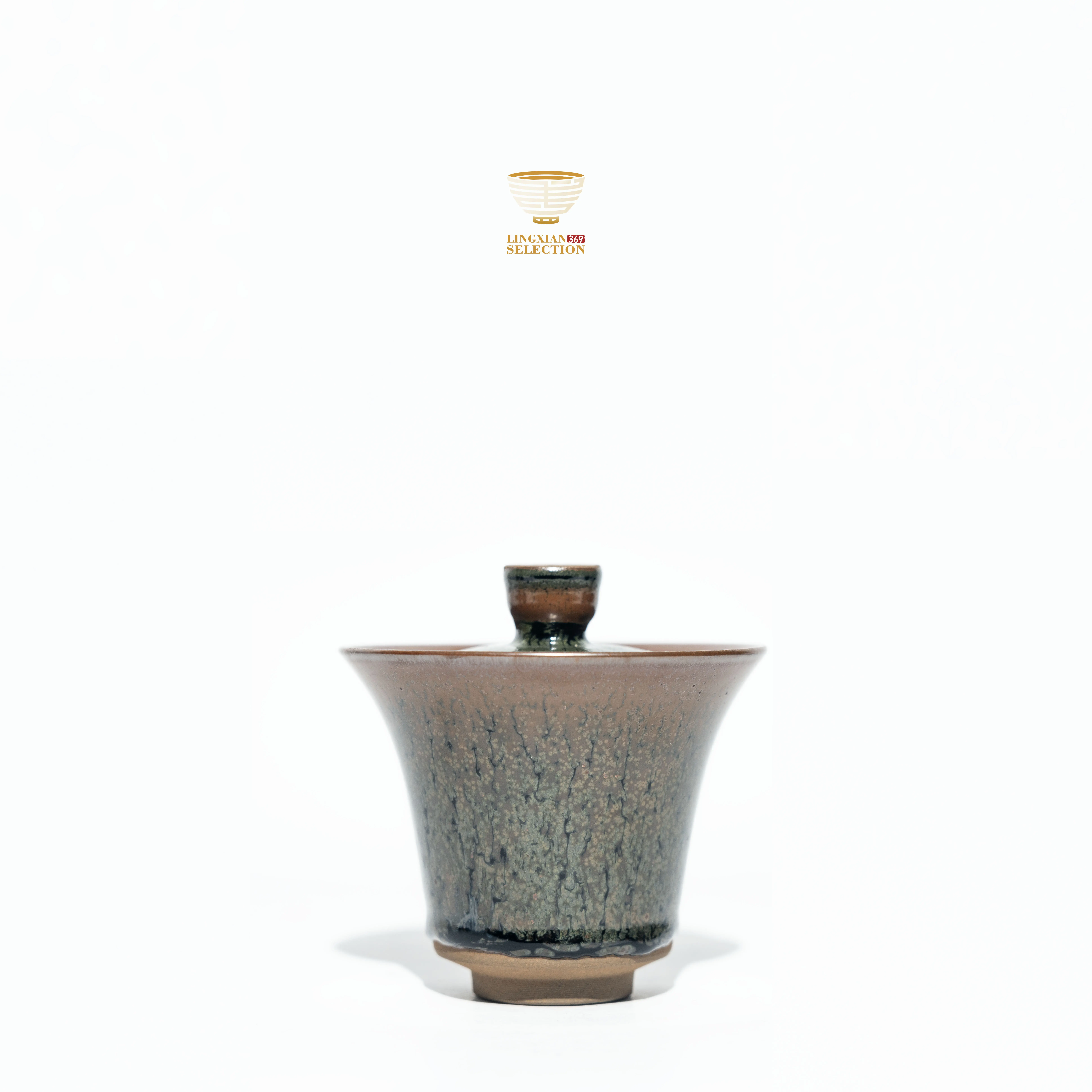 Master Huang Changfa Ancient Colorful Kiln Change Jianzhan Gaiwan