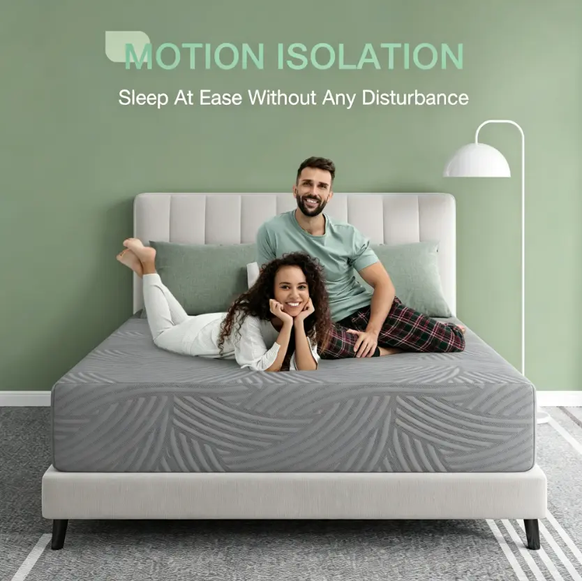 Memory Foam Mattress&Fiberglass-Free, Cooling Gel Infused Gel Mattress in a Box , Medium-Firm, Washable Cover,6/8/10/12/14 Twin/Full/Queen/King Size, Bed,dorm essentials,home decor