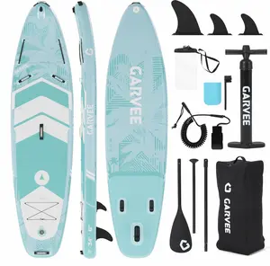 11 Ft Inflatable Stand Up Paddle Boards with Premium SUP Accessories,Inflatable Paddle Board,450LB High Weight Capacity Wide for Beginners, Large Paddle with Camera Mount