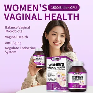 Cranberry Probiotic Capsules Bioenzymes Balance pH Female Body Protection