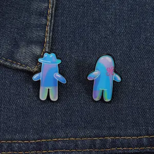 Spring new brooch -2PCS cartoon anime series badge pin, fashionable and cute brooch, metal material, suitable for decoration on backpacks and clothing, exquisite gift, perfect for giving gifts