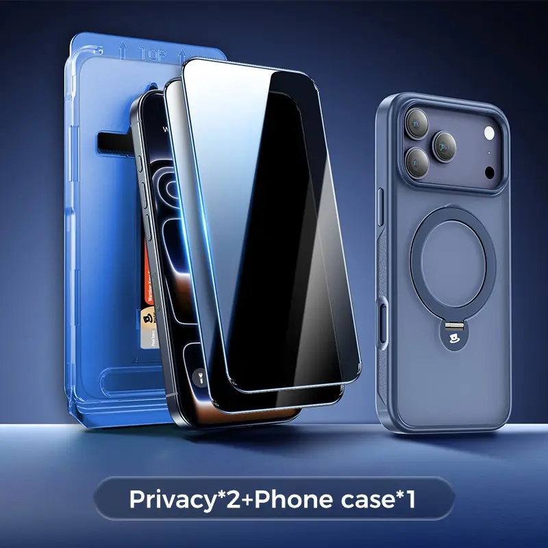 Privacy+Phone case-Blue