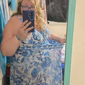 【Tammy Control】【Cruise Swim-Dress】BLOOMCHIC Valentines' Gift Cruise Two-Piece Floral Print Ruched Mesh Swimsuit & Sarong Tankini Swimdress with Removable Cups & Tummy Control for Summer Beach Vacation