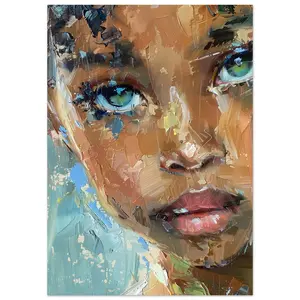 Her Eyes See You Premium Matte Paper Poster