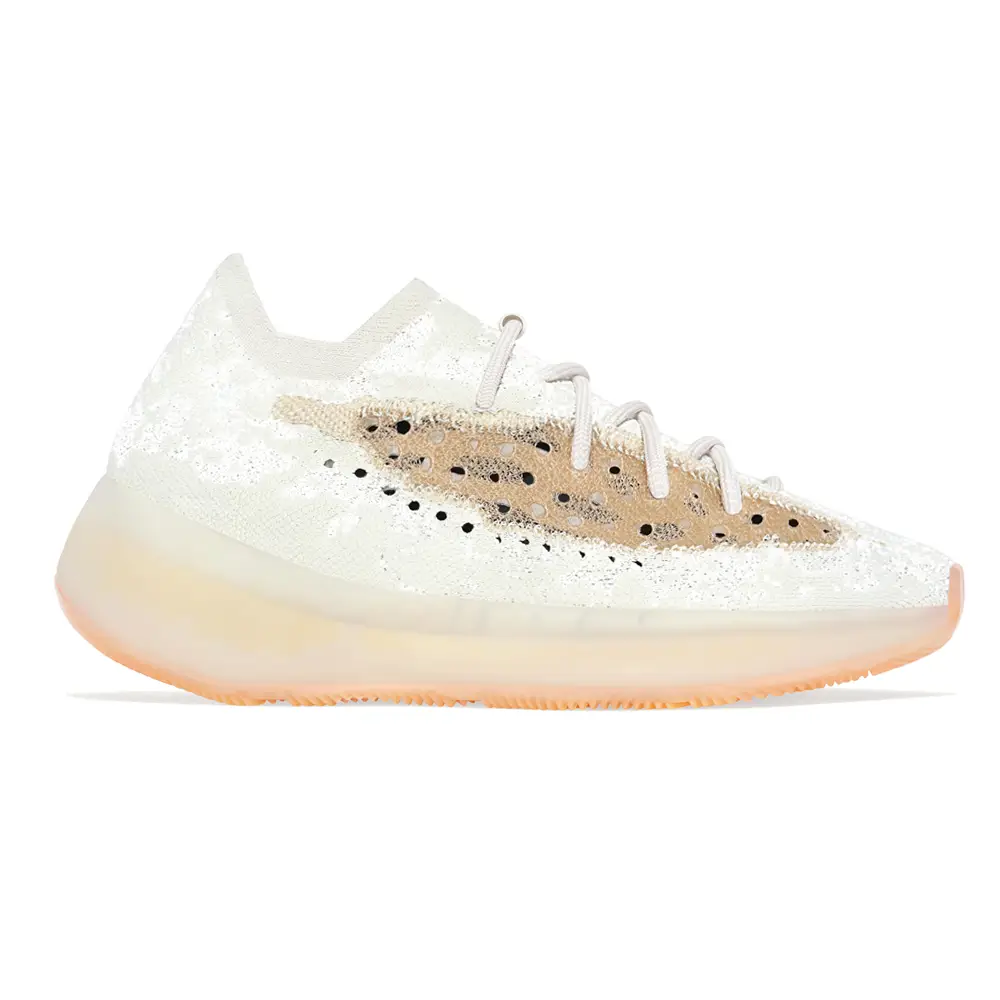 adidas Mens Yeezy Boost 380 Slip On Sneakers Shoes Casual - Beige, Off White