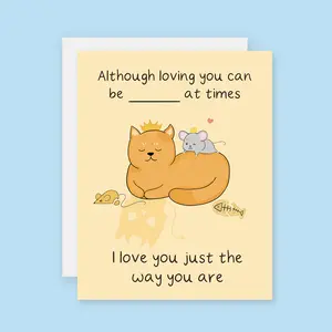 Loving You Cat Card