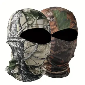 2Pcs Durable Concealment for Outdoor Adventures Camo Face Mask for Hunting Gear Blends