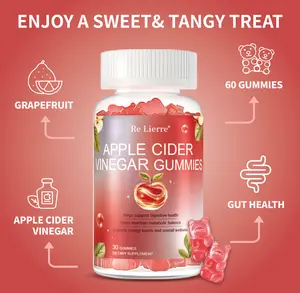 Re Lierre Apple Cider Vinegar B12 Gummies Vitamin Supplement Rich in Vitamins & Added Nutrients for Immunity & Gut Health Efficient US Local Warehouse