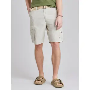 Keaton Men’s Lightweight Cargo Shorts – Classic Fit Utility Shorts with Belt, Multi-Pocket Design & 10” Inseam