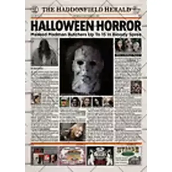 Halloween 2007 Rob Zombie Newspaper Poster 