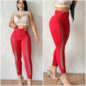 Leggins 0 bianco rojo